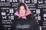 PINK CLOUDS - PLAID BANDANA